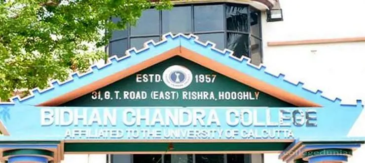 Bidhan Chandra College Rishra, Hooghly: Admission Process 2025 Courses, Fees, Exams,Cutoff, Placements