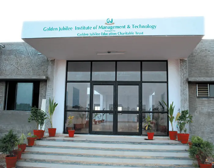 Golden Jubilee Institute of Management and Technology - [GJIMT], Sidhpur: Admission Process 2025 Courses, Fees, Exams,Cutoff, Placements