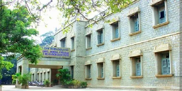 Government Dental College and Research Institute, Bangalore: Admission Process 2025 Courses, Fees, Exams,Cutoff, Placements