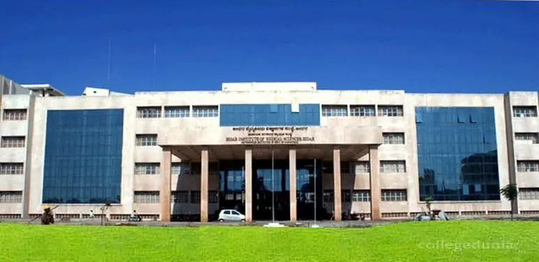 Bidar Institute of Medical Sciences, Bidar: Admission Process 2025 Courses, Fees, Exams,Cutoff, Placements