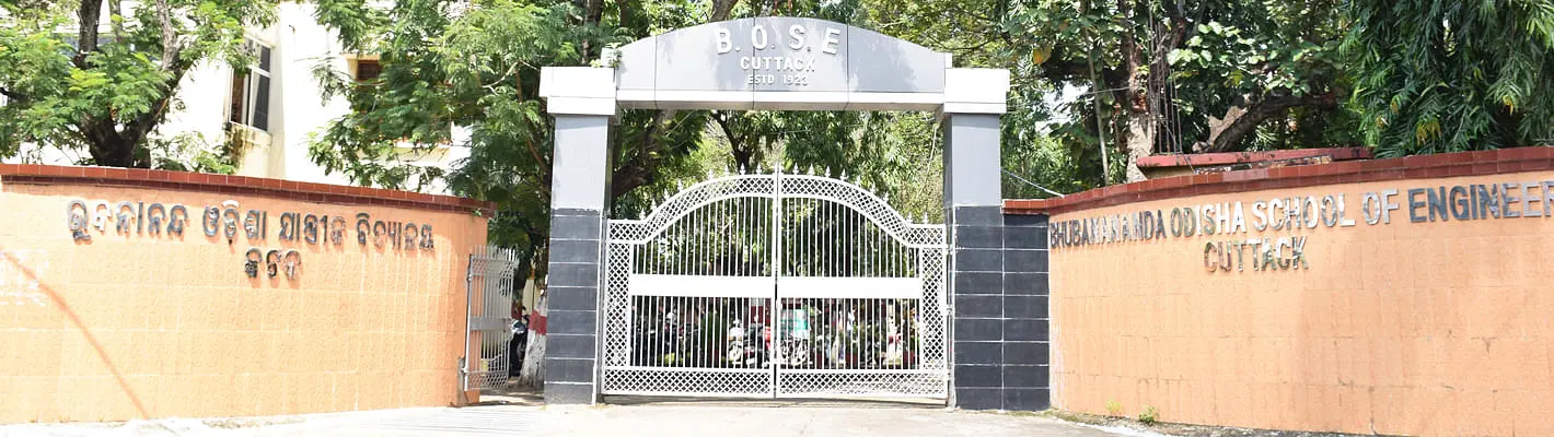 Bhubanananda Odhisa School of Engineering - [BOSE], Cuttack: Admission Process 2025 Courses, Fees, Exams,Cutoff, Placements