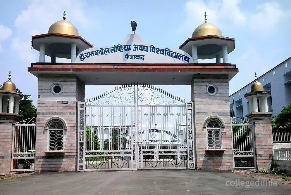 Dr. Ram Manohar Lohia Avadh University - [RMLAU], Ayodhya: Admission Process 2025 Courses, Fees, Exams,Cutoff, Placements