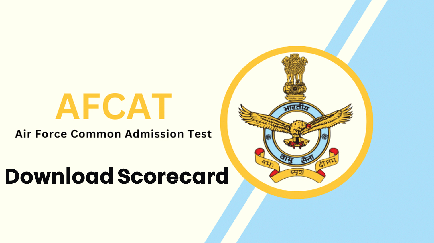 AFCAT 1 2024 Result Out on afcat.cdac.in Download Scorecard