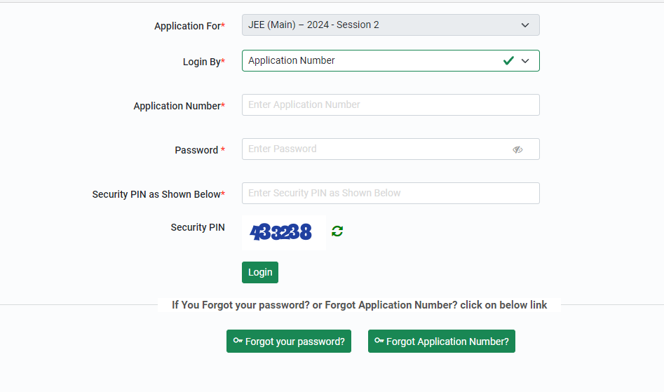 Download the JEE Mains Session 2 City Intimation Slip