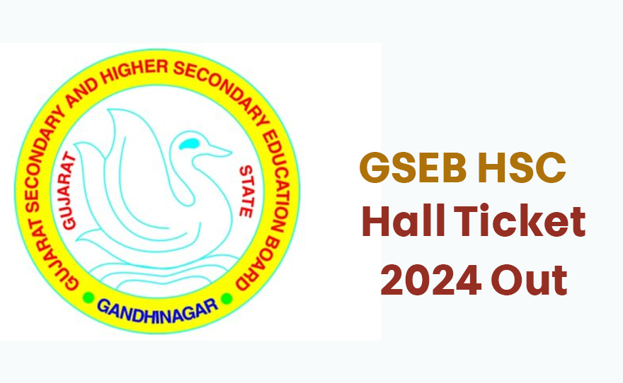 GSEB HSC Hall Ticket 2024 Out for General and Science Stream Students ...