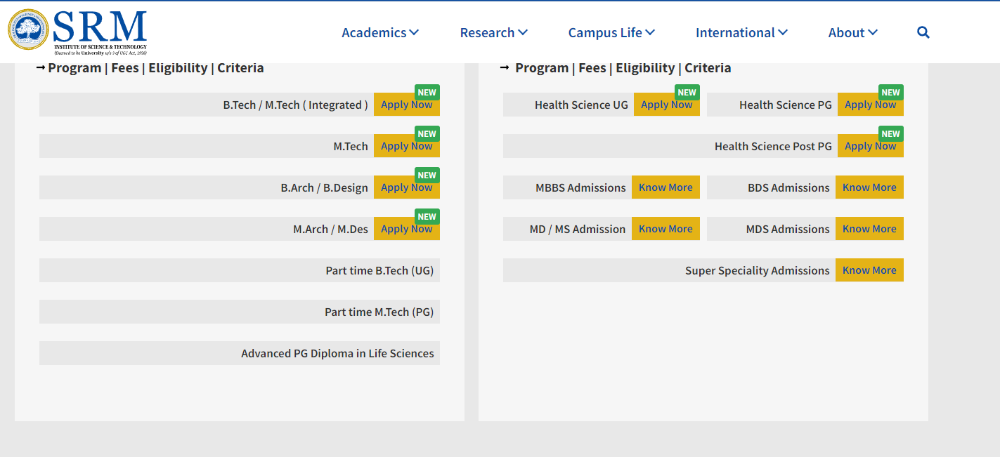 SRMJEEE 2024 Exam Dates & Schedule