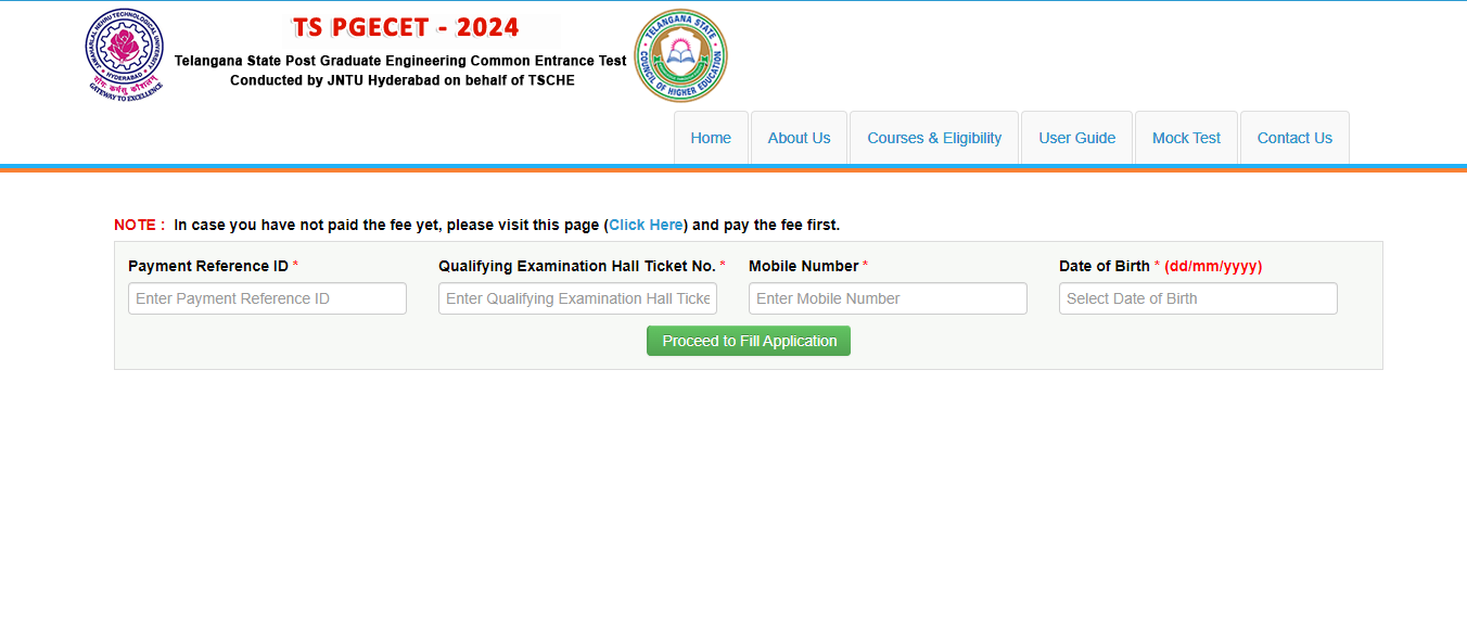 TS PGECET Application Form 2024- How To Apply, Eligibility, Dates ...