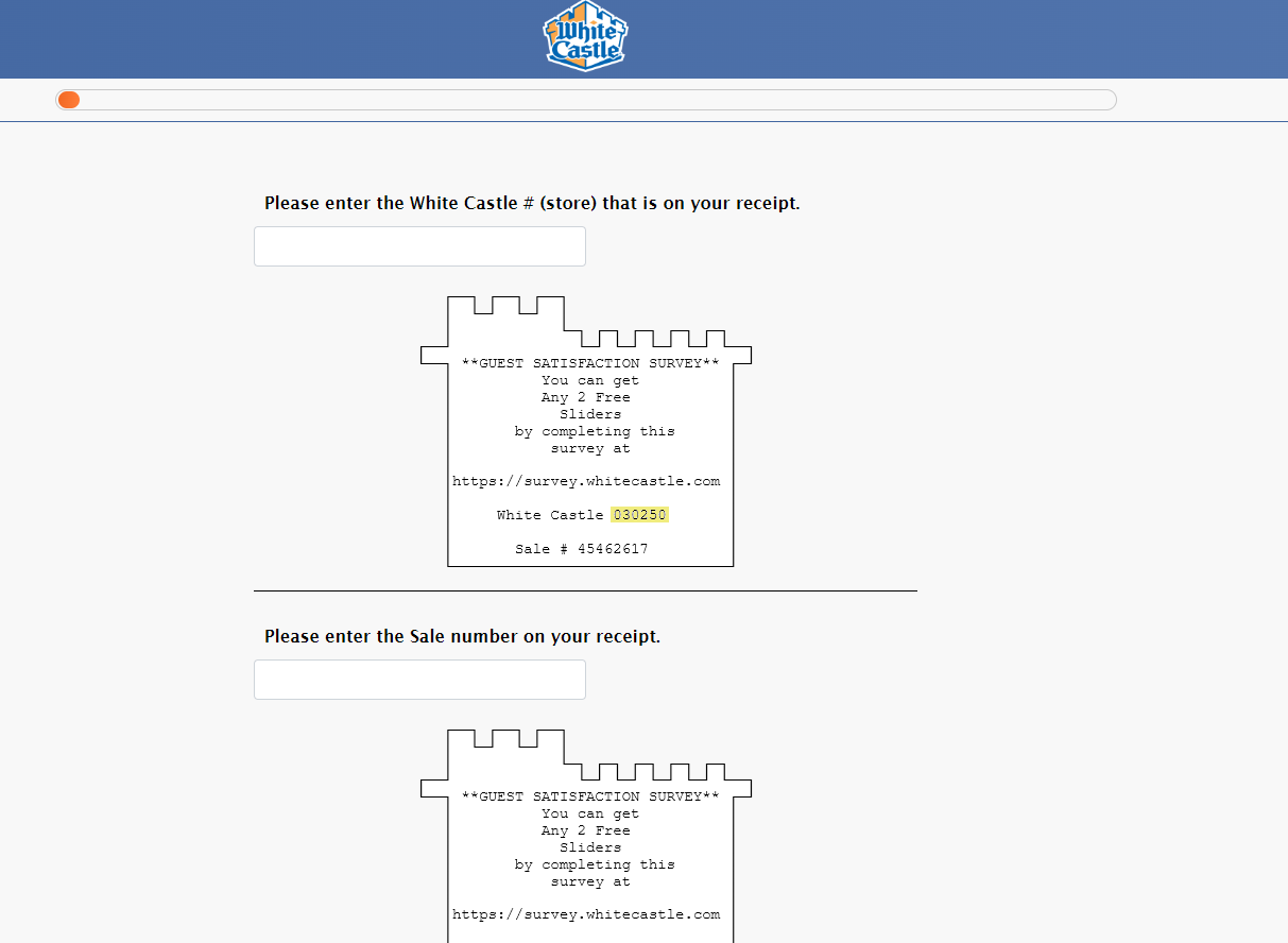 White Castle Customer Satisfaction Survey