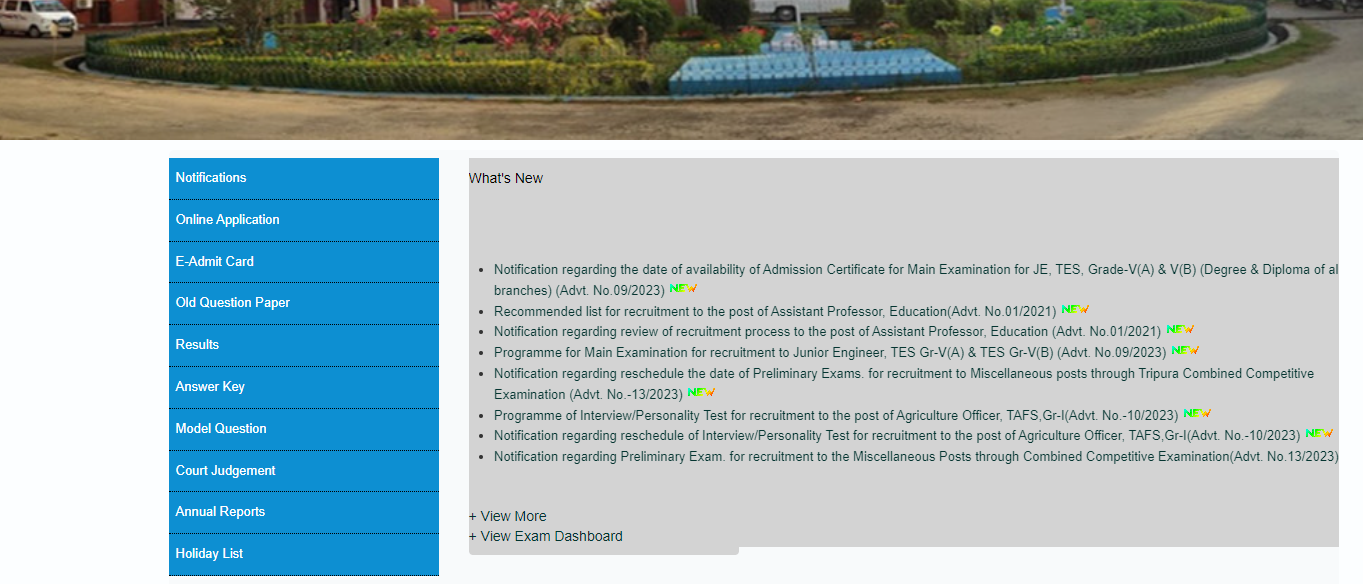 TPSC JE Mains admit card 2024 out