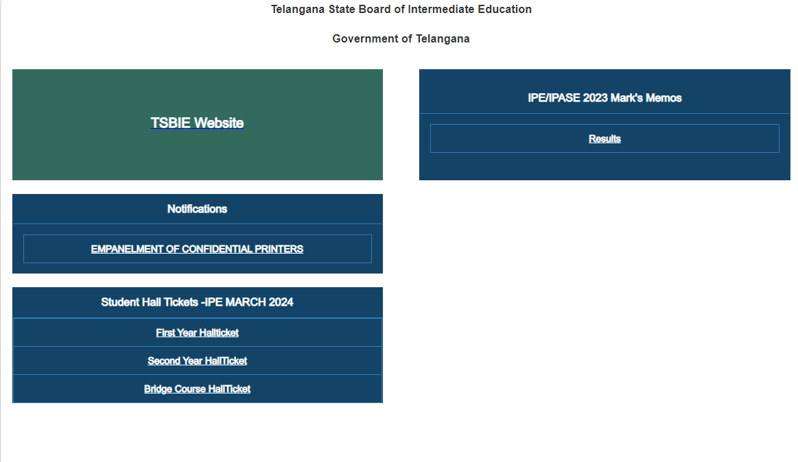 TS Inter Results 2024