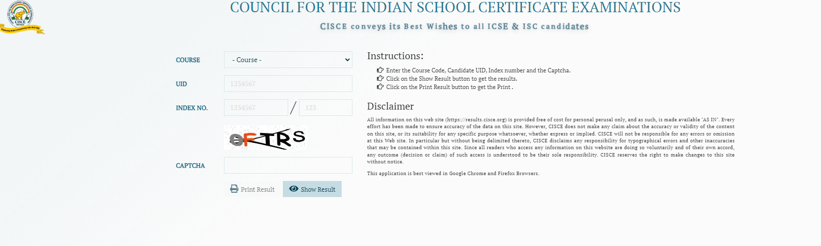 Direct Link for ICSE, ISC Result 2024 