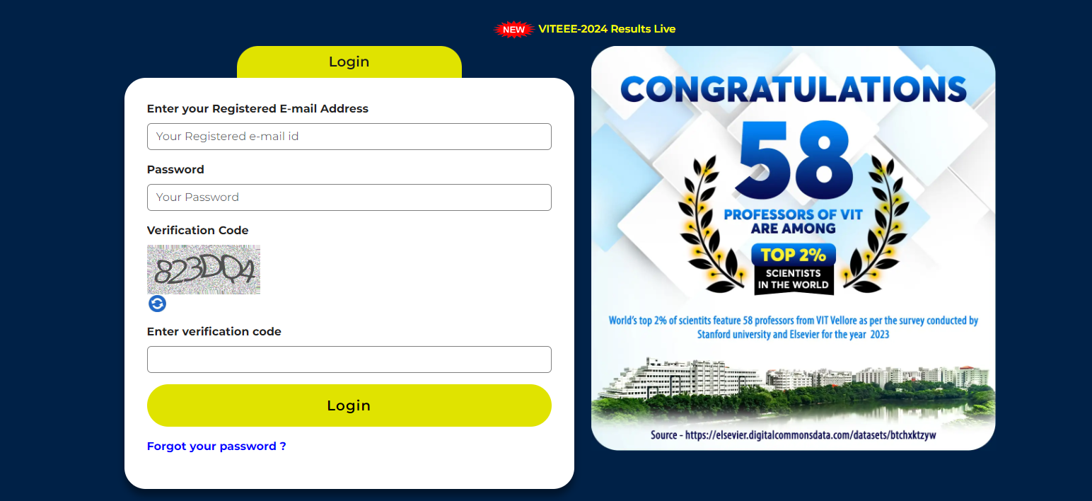 Download VITEEE 2024 Results