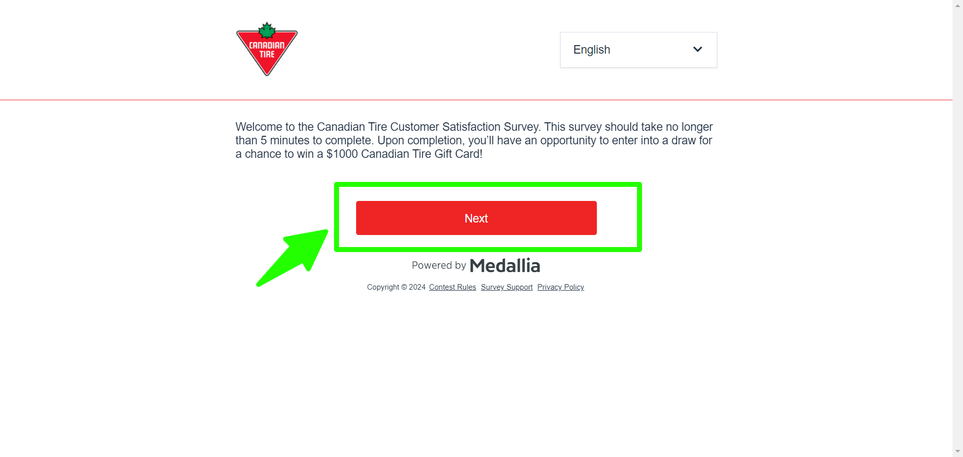 Canadian Tire Customer Satisfaction Survey at TellCdnTire.com – Win a $1000 Gift Card