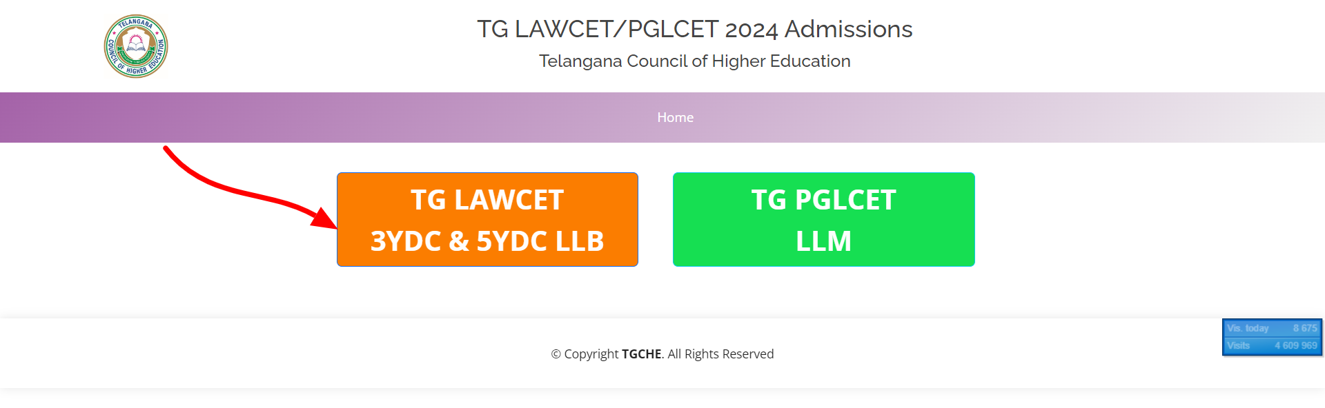 How to Register TS LAWCET Counselling 2024 Phase 2 Web Options Entry