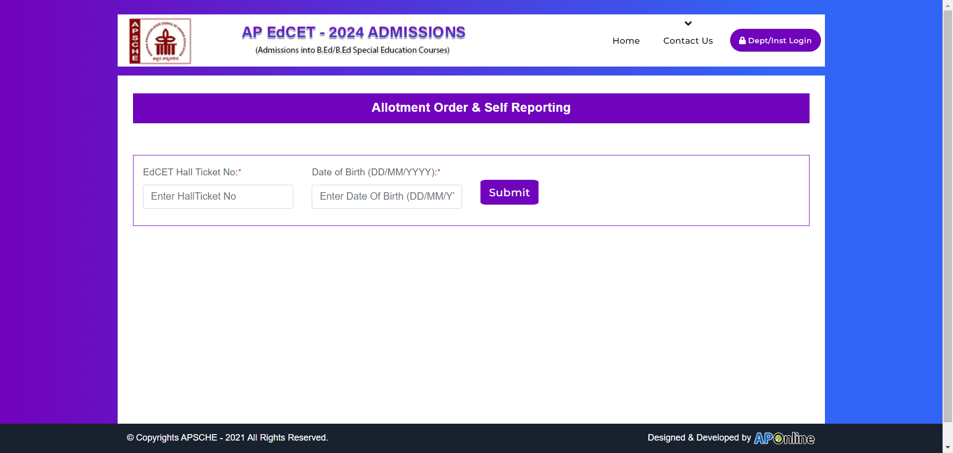 Steps to Check AP EDCET 2024 Round 1 Seat Allotment Result