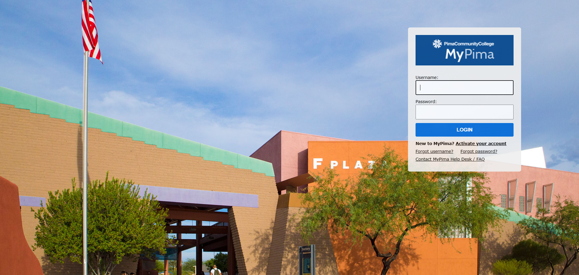 MyPima Student Portal Login