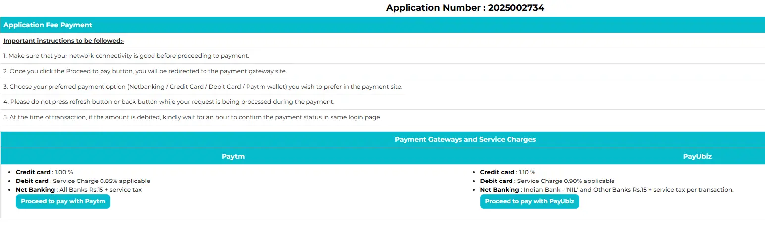 VITEEE Regtration Process Step 5