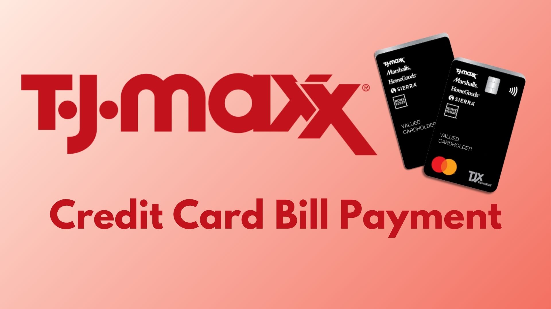 tjmaxx credit card login