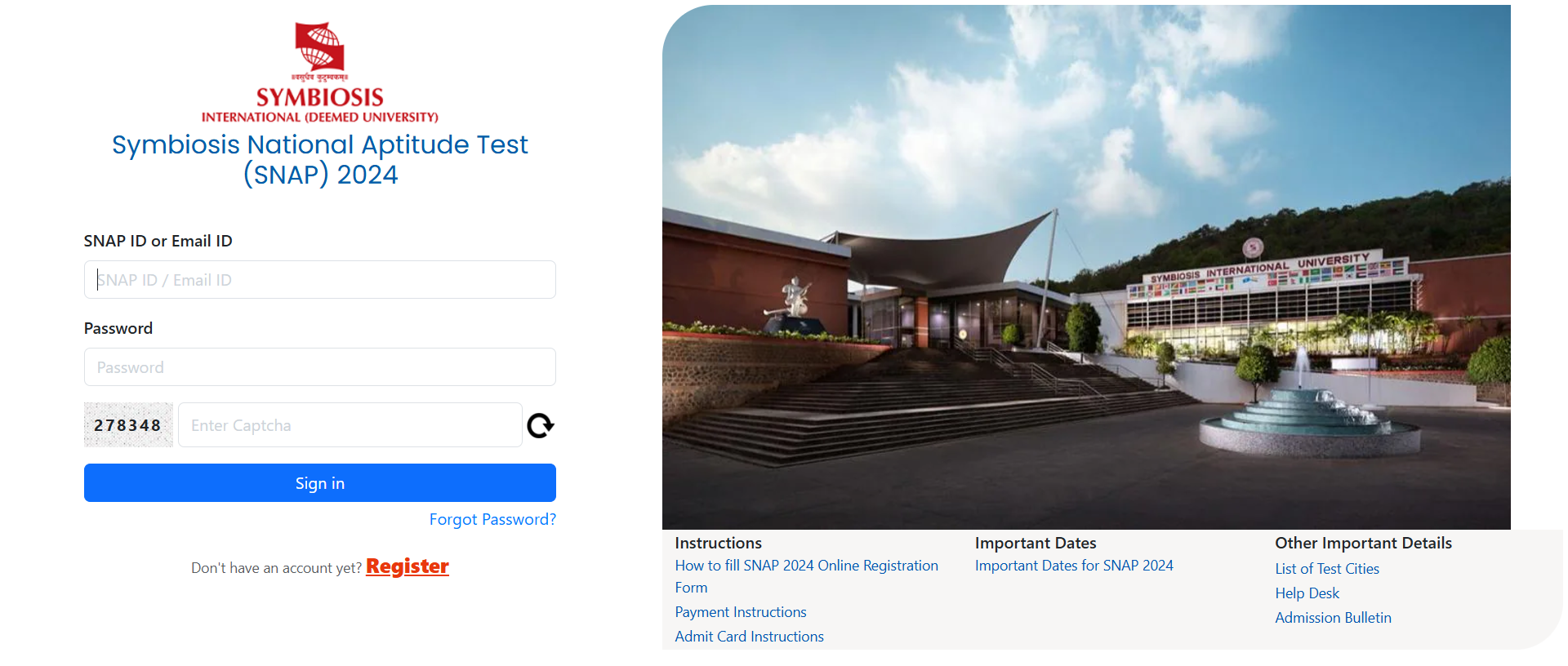 SNAP Registration