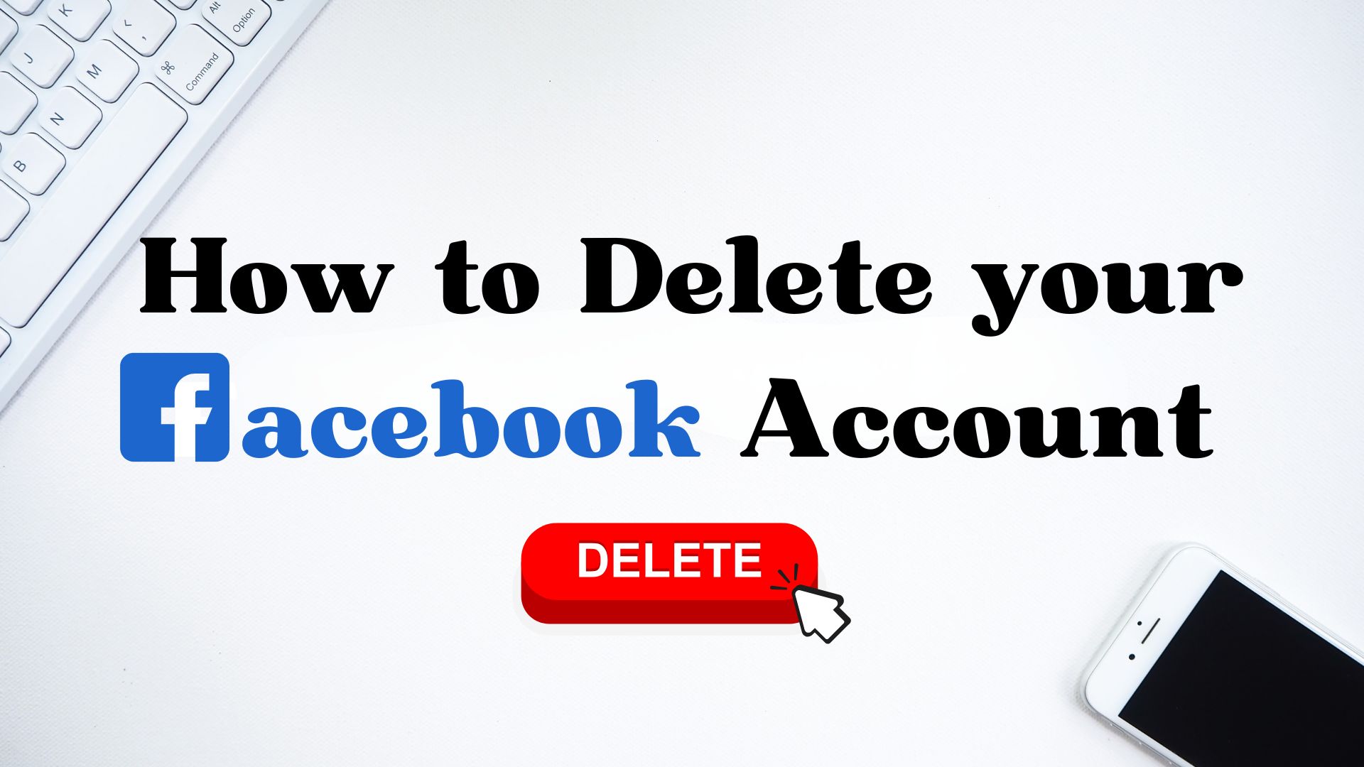 How to delete facebook account