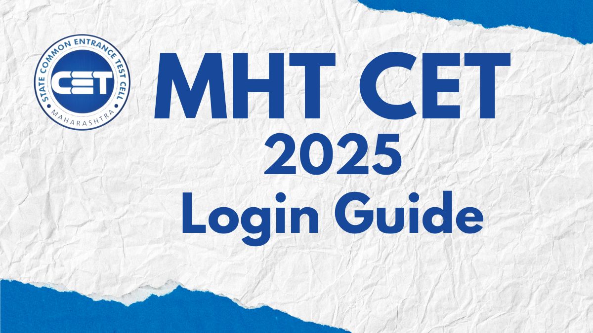 MHT CET Login Guide