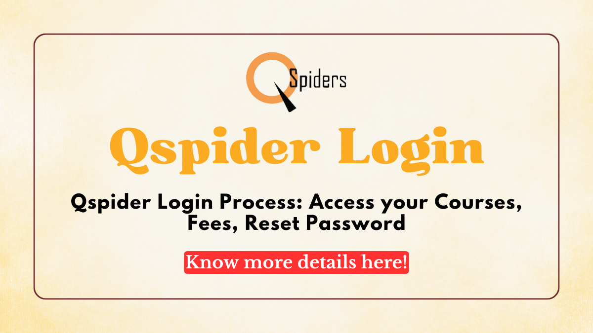 qspiders-Login