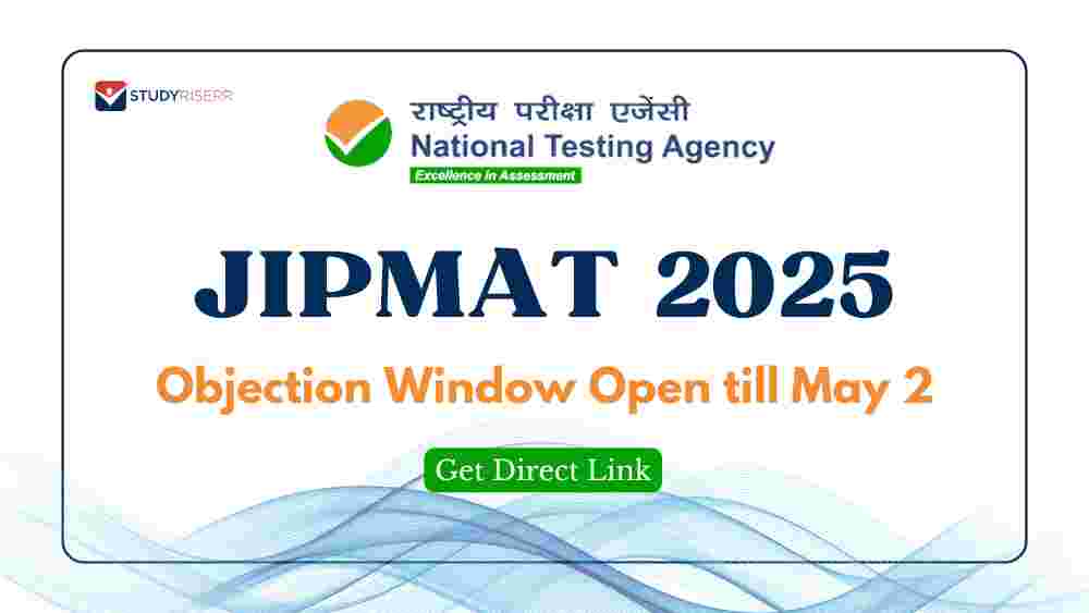 JIPMAT 2025 Answer Key: Objection Window Open till May 2, Get Direct Link