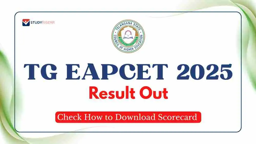 TG EAPCET 2025 Result (Soon) Live Updates: Check How to Download Scorecard