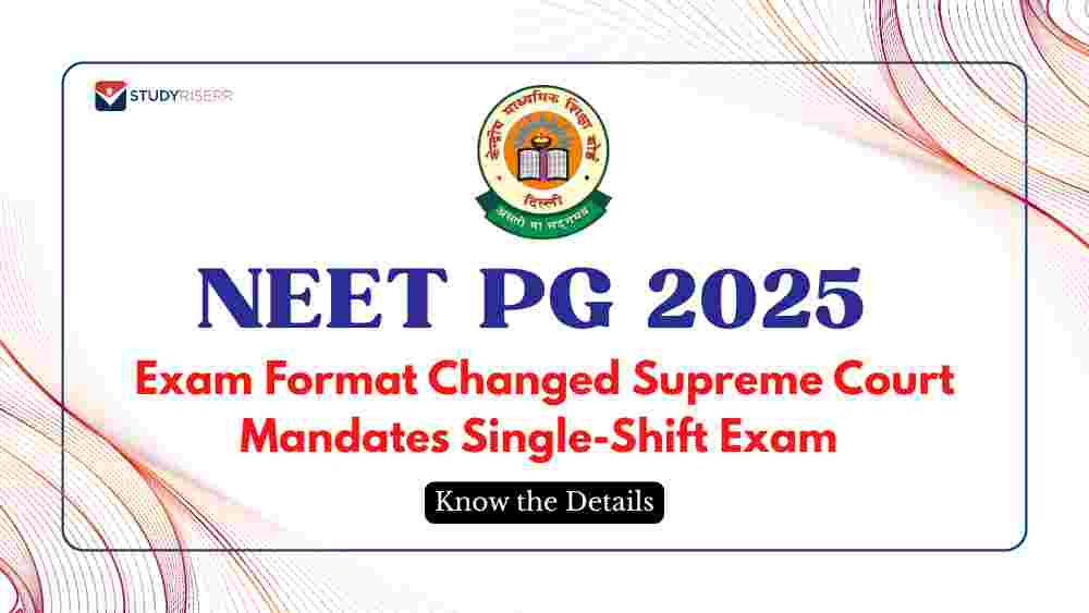 NEET PG 2025 Exam Format Changed: Supreme Court Mandates Single-Shift Exam