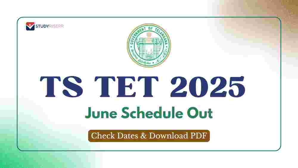 TS TET June 2025 Schedule Out at tgtet.aptonline.in: Check Dates, Download PDF