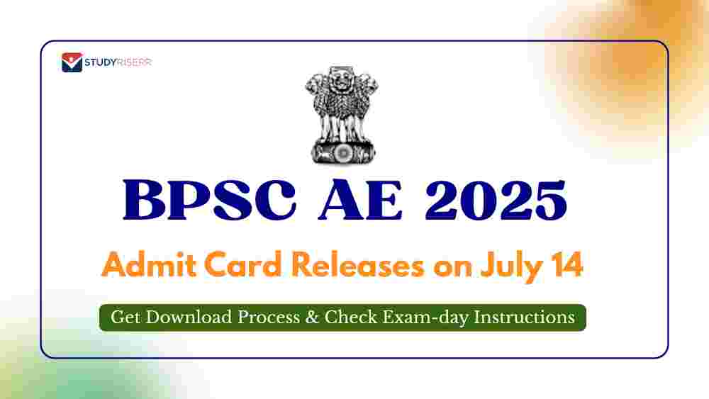 BPSC AE Admit Card 2025 Releases on July 14 @bpsc.bihar.gov.in; Get Download Process and Check Exam-day Instructions