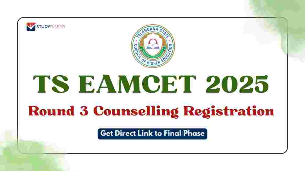 TS EAMCET 2025 Round 3 Counselling Registration Begins on Aug 5 @tgeapcetd.nic.in; Get Direct Link to Final Phase