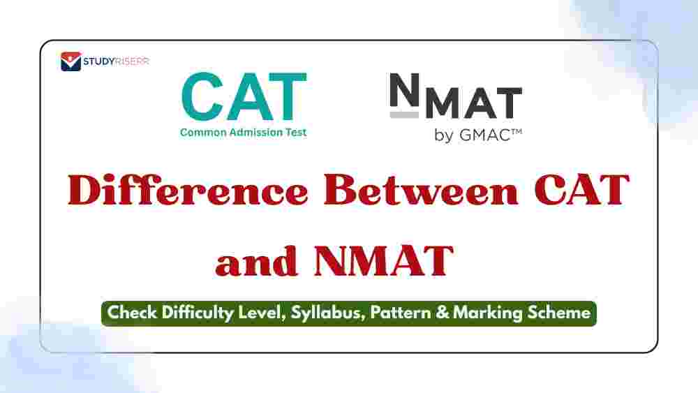 Difference Between CAT and NMAT: Check Difficulty Level, Syllabus, Pattern and Marking Scheme