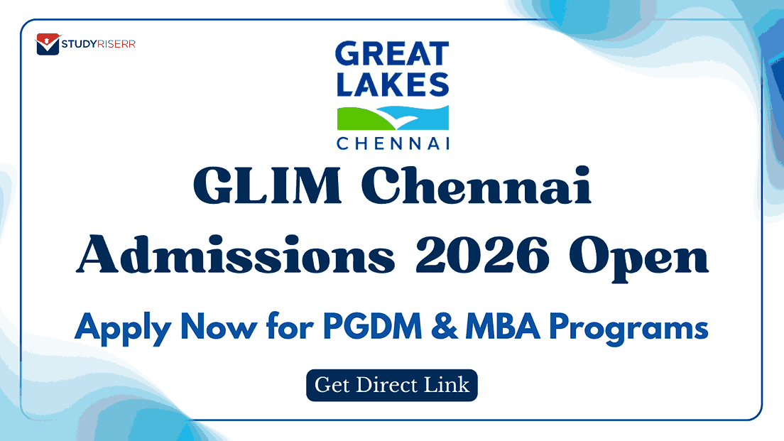 GLIM Chennai Admissions 2026 Begins: Apply Now
