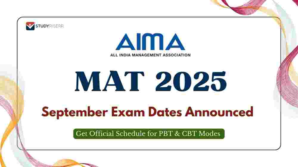 MAT September 2025 Exam Dates Announced: Get Official Schedule for PBT & CBT Modes