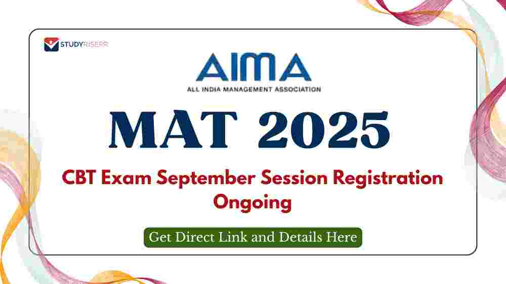 MAT 2025 CBT Exam September Session Registration Ongoing: Get Direct Link and Details Here