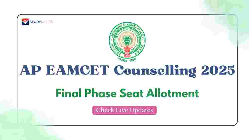 AP EAMCET Counselling 2025 Final Phase Seat Allotment Out @eapcet-sche.aptonline.in; Check Live Updates