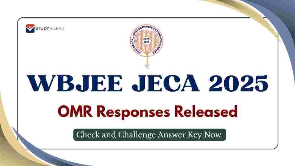 WBJEE JECA 2025 OMR Responses Released: Check and Challenge Answer Key Now