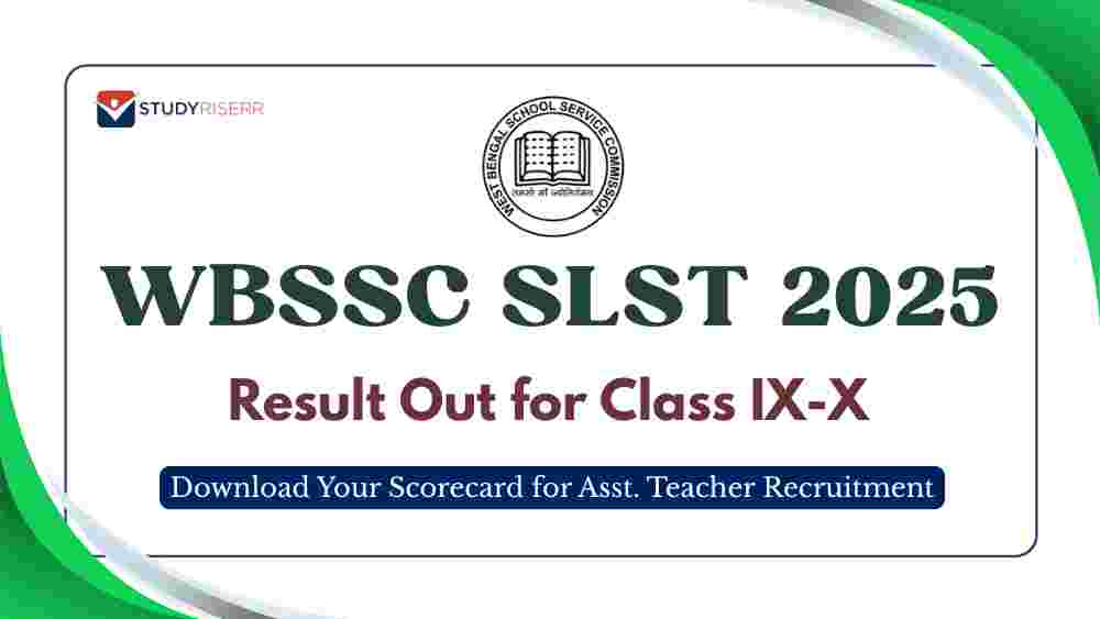 WBSSC SLST 2025 Result Out for Class IX-X: Download Your Scorecard for Asst. Teacher Recruitment