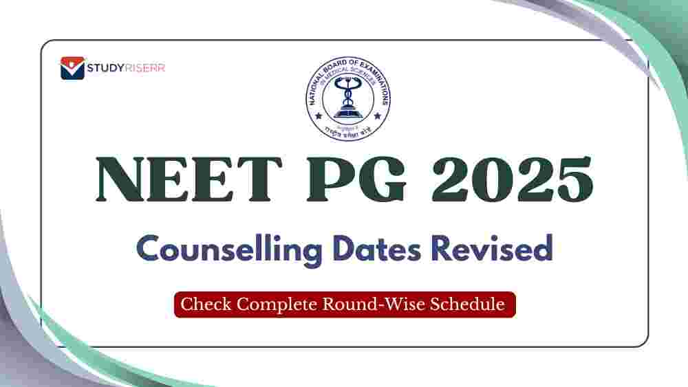 NEET PG 2025 Counselling Dates Revised: Check Complete Round-Wise Schedule; Download Official PDF