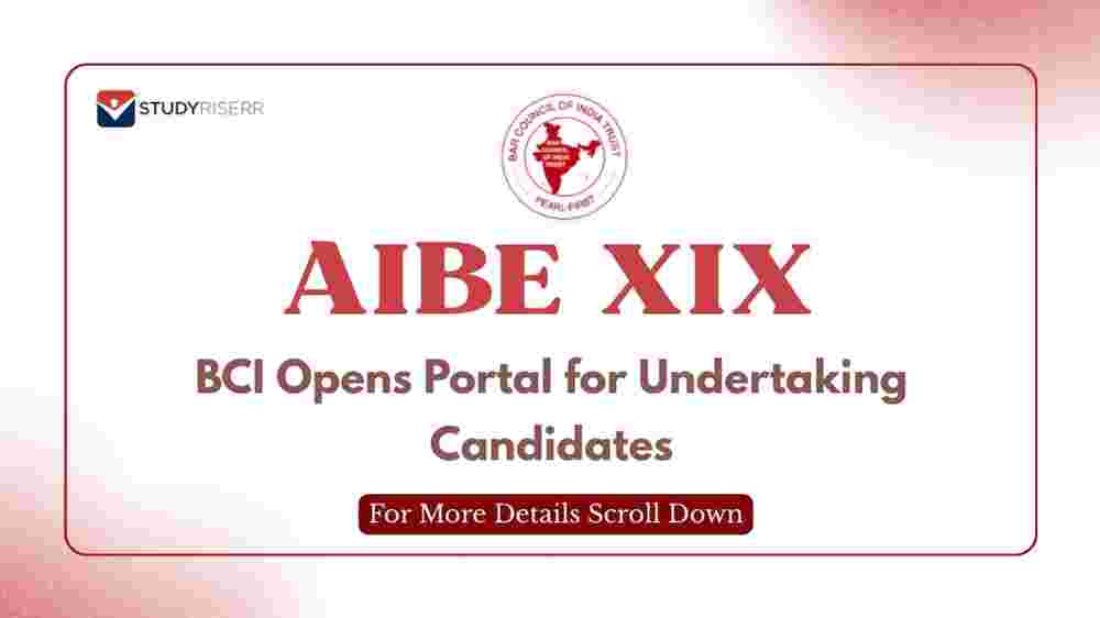 AIBE XIX Enrolment Certificate Upload: Submit Undertaking Status for CoP by June 21