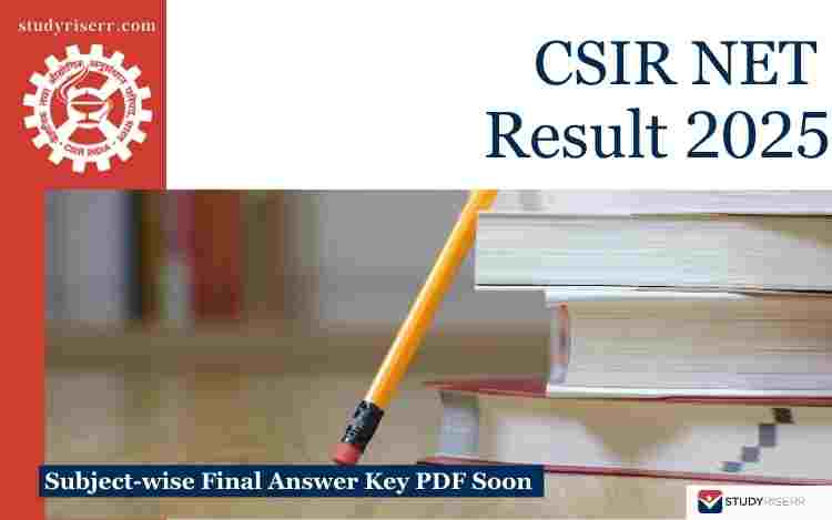 CSIR NET Dec Result 2025 Out: Download Subject-wise Final Answer Key PDF @csirnet.nta.nic.in