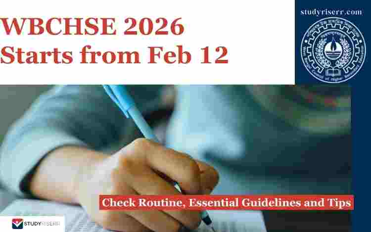 WBCHSE Exam 2026 Starts from Feb 12; Check Routine, Essential Guidelines and Tips for Students