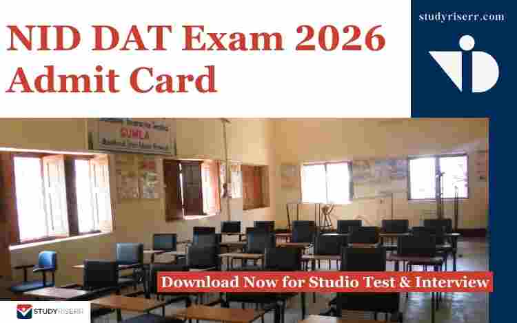 NID DAT 2026 Mains Admit Card Released: Download Your M. Des Hall Ticket at admissions.nid.edu