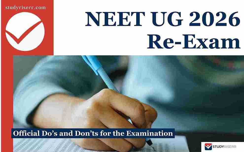 NEET UG 2026 Re-Exam: Official Do's and Don'ts for the June 21 Examination