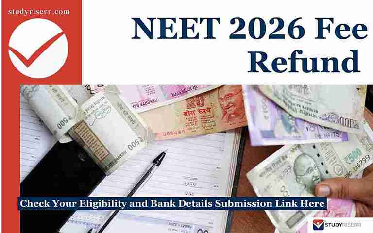 NTA Initiates Full NEET 2026 Fee Refund Process: Check Your Eligibility and Bank Details Submission Link Here