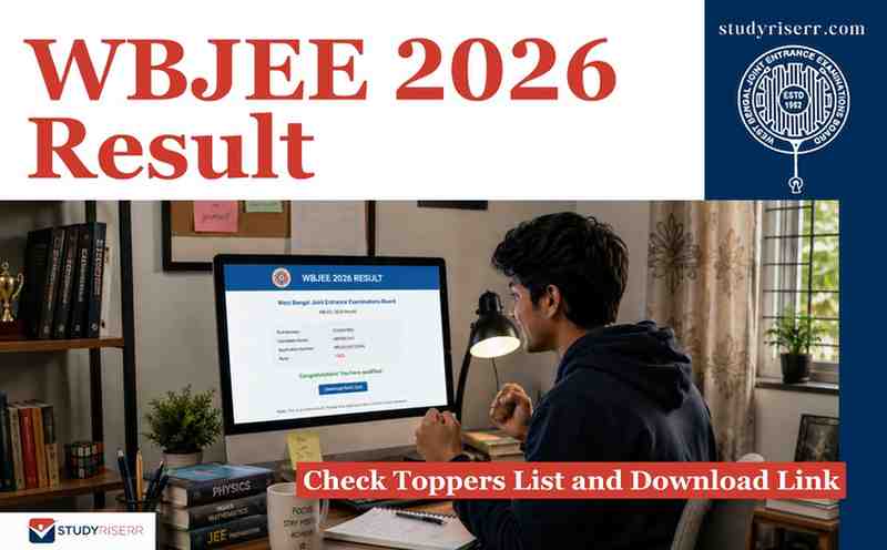 WBJEE 2026 Result OUT at wbjeeb.nic.in: Check Toppers List and Download Link