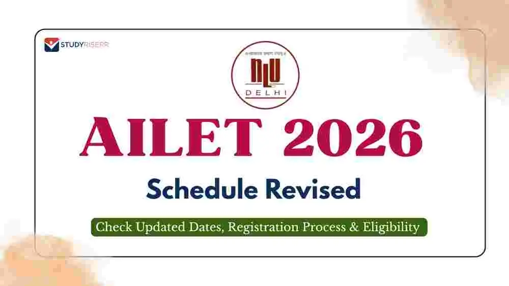 AILET 2026 Schedule Revised: Check Updated Dates, Registration Process ...