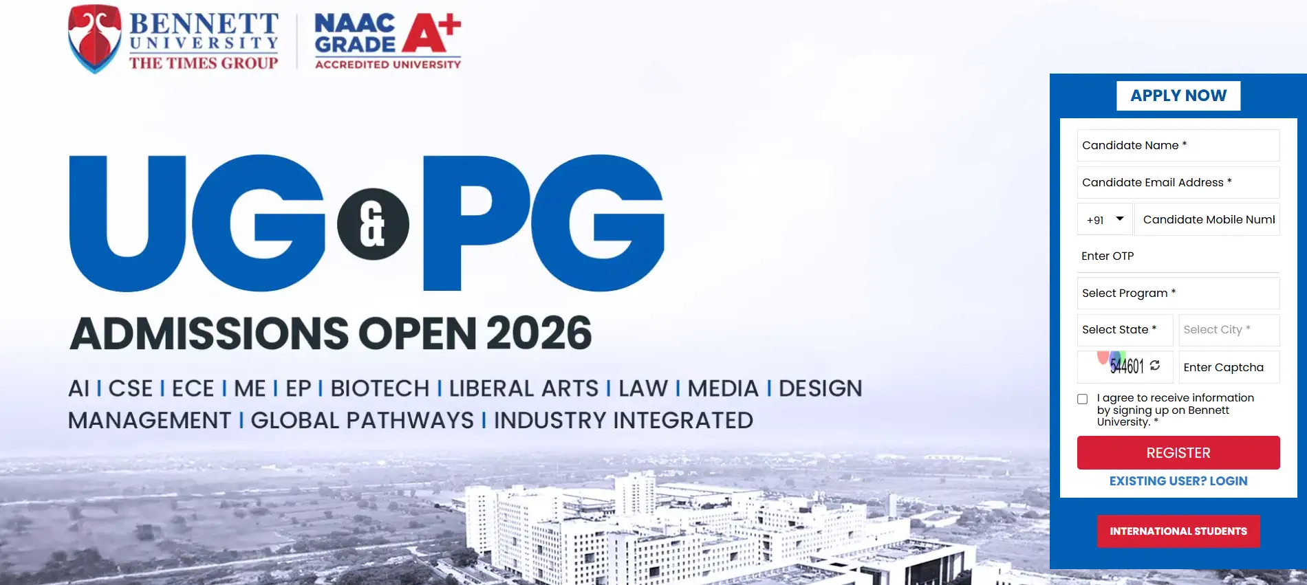 bennett-university-2026-online-portal
