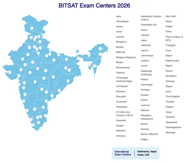 bitsat-exam-center-2026